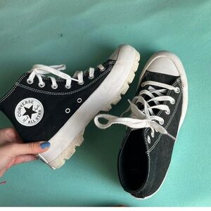Mint condition black converse